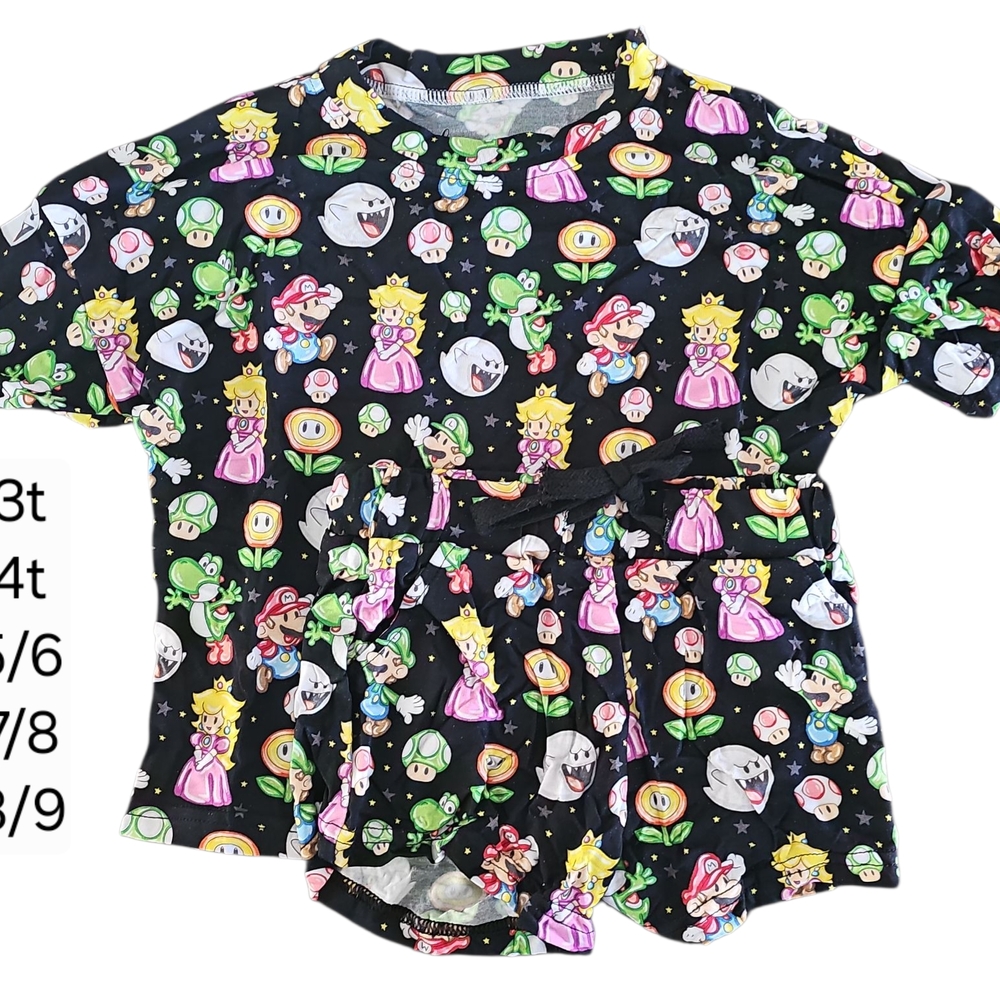 It's Me, Kids Black Lounge and Shorts Set